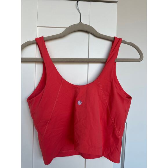 lululemon Women's Align Tank Top A/B Cup Guava Pink, NWOT, Size 8 - Picture 3 of 4